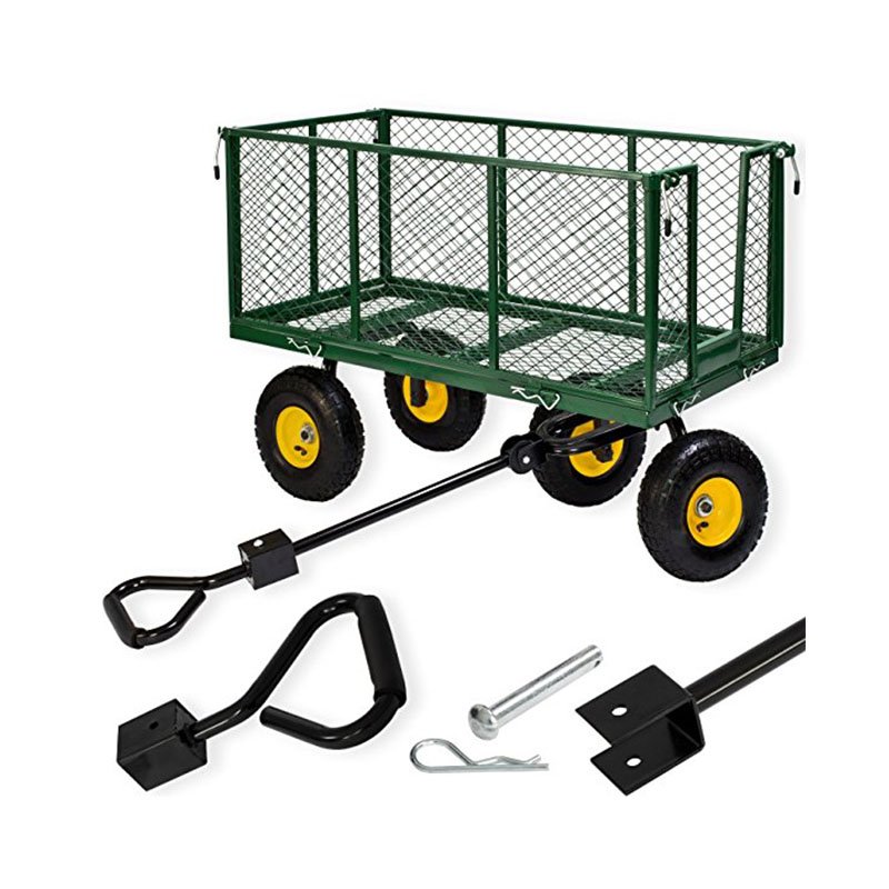 Heavy duty wheelbarrow garden trolley mesh cart-TC1840AH