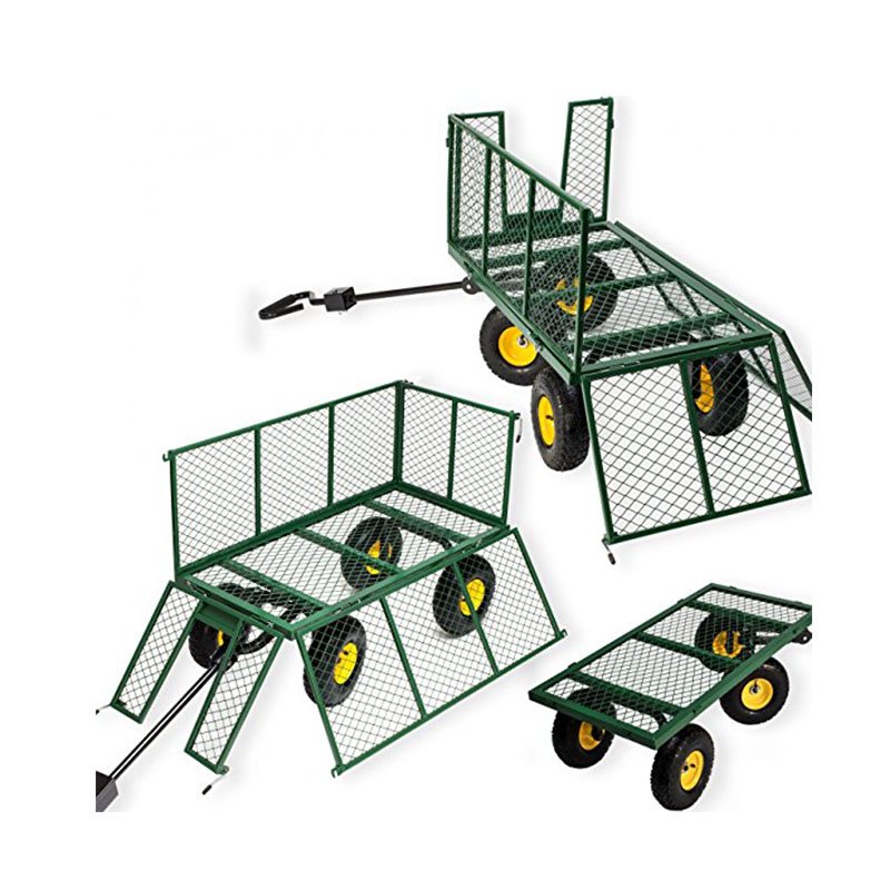 Heavy duty wheelbarrow garden trolley mesh cart-TC1840AH