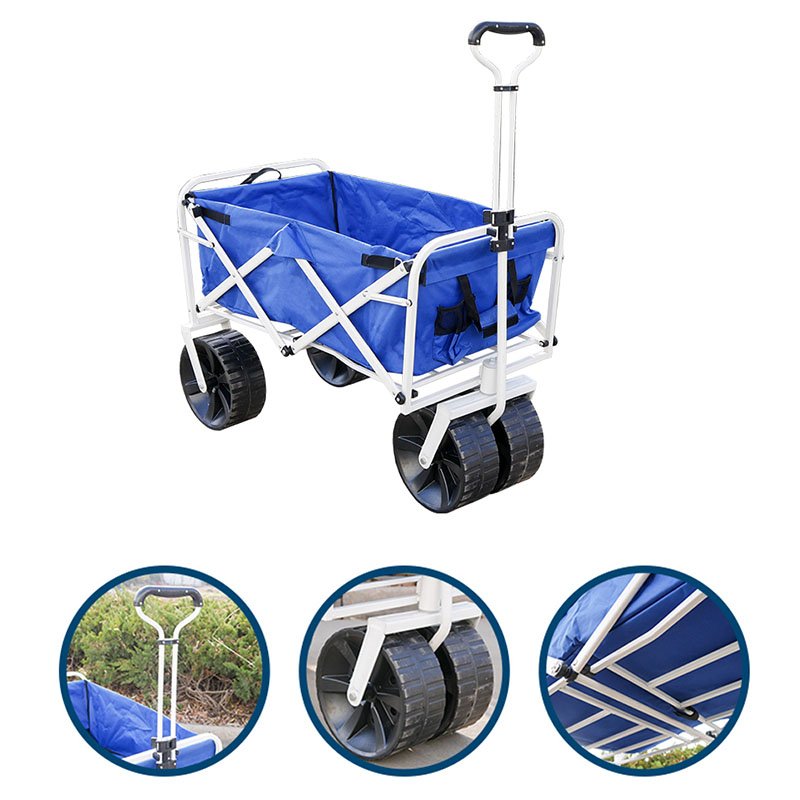 Folding Garden Trolley with wide wheels-FW-003W