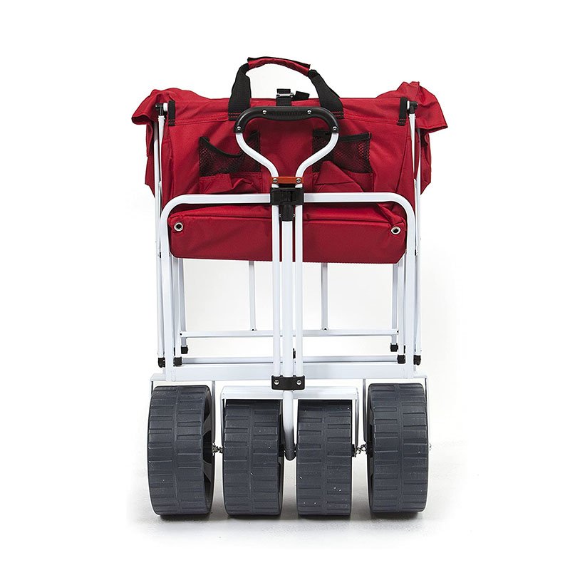 Folding Garden Trolley with wide wheels-FW-003W