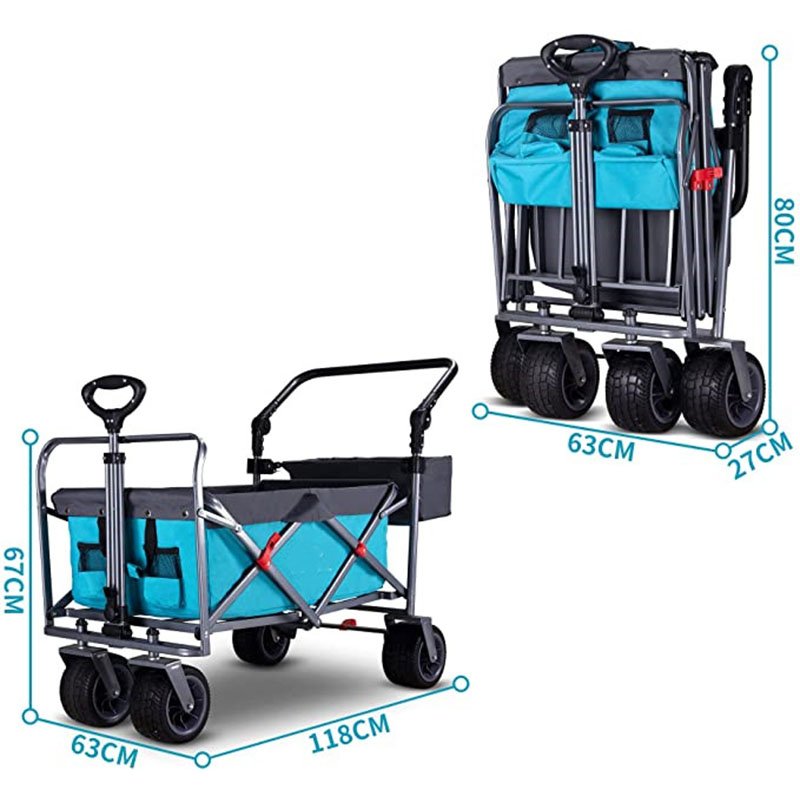 Push and Pull Beach Wagon --FW-006WH