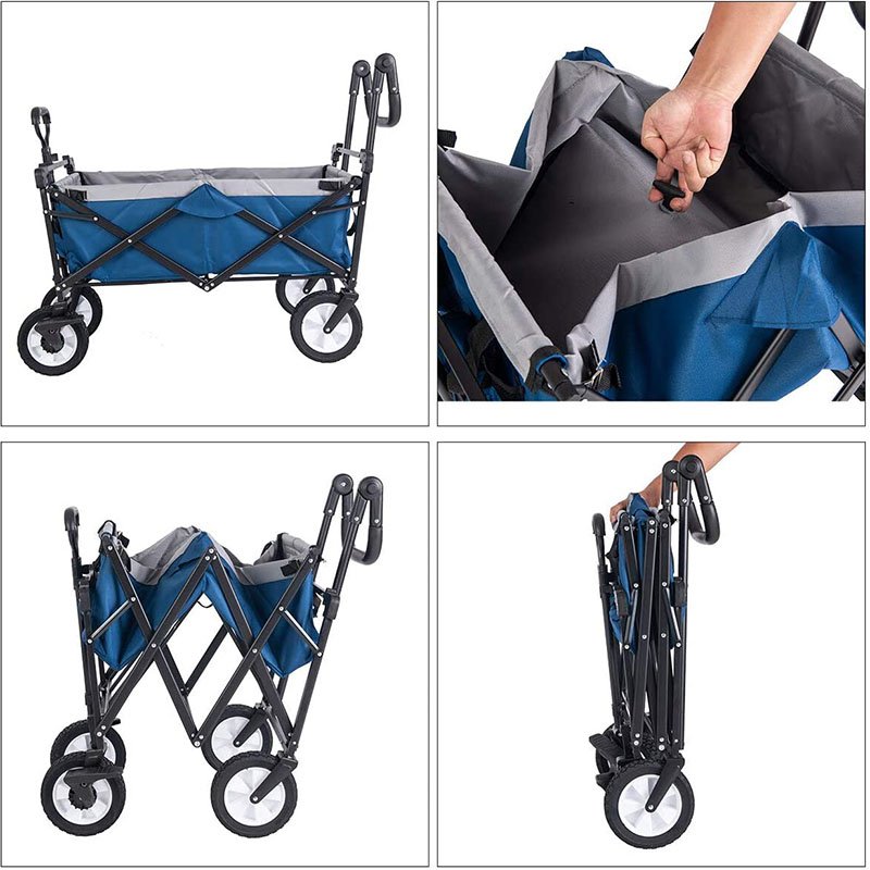  Collapsible Garden Cart with Removable Canopy FW-002H