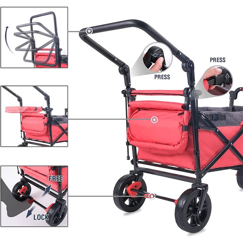Extra Large Collapsible Trolley-FW-007