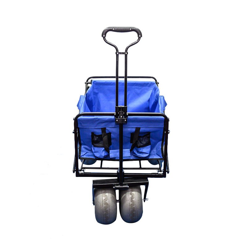 Collapsible Foldable Beach Cart With Balloon Wheels