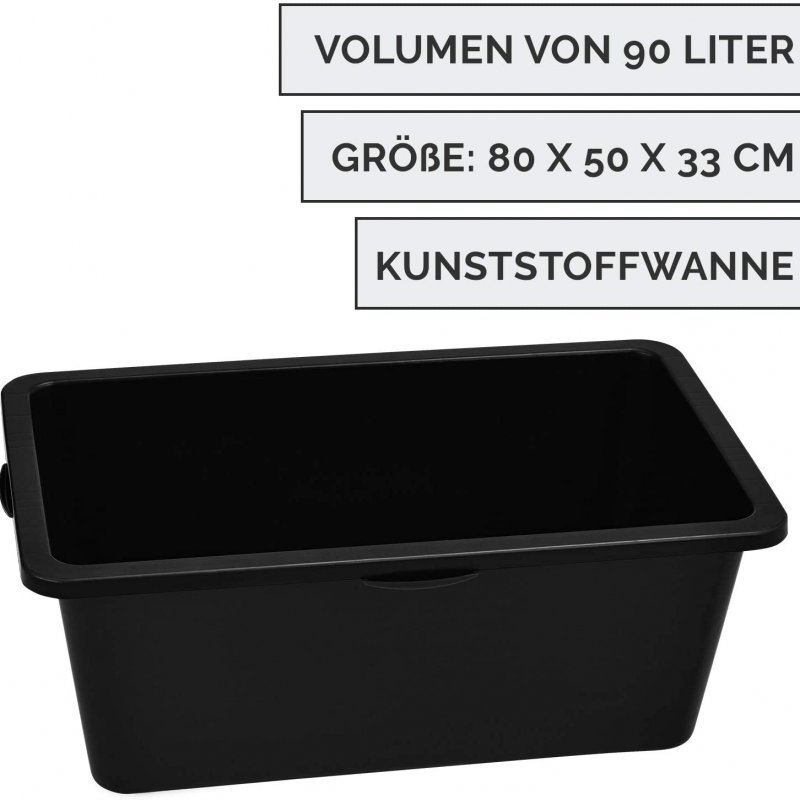 90L kunststoffwanne
