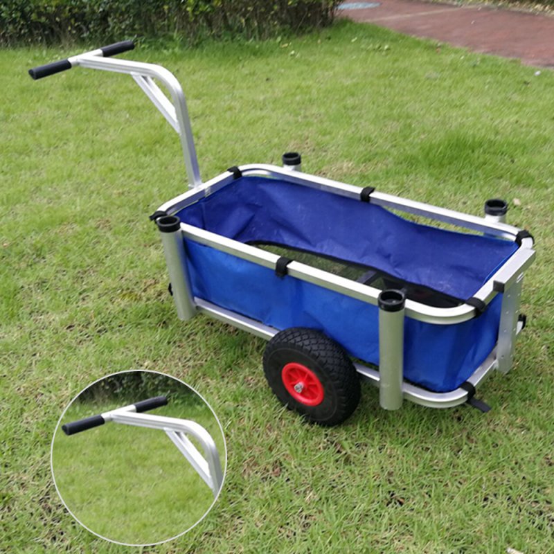 Camping Outdoor Fishing Cart With Two Balloon Wheel-FW2025