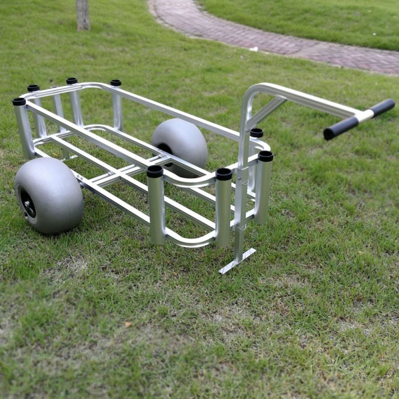Camping Outdoor Fishing Cart With Two Balloon Wheel-FW2025
