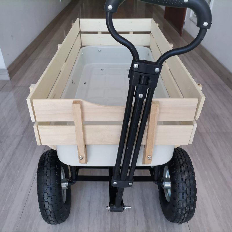 children's Wooden Steel Handcart-TC1801