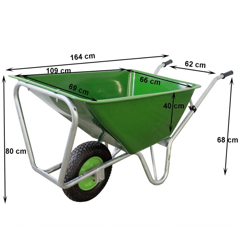 Garden Wheelbarrow 220 L -WB1006P