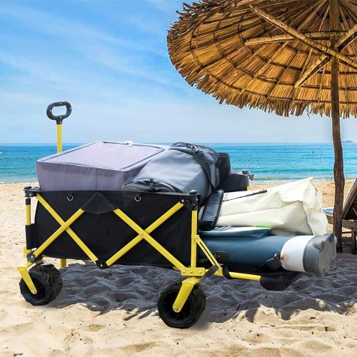 all-terrain big wheel folding utility cart -FW-026W