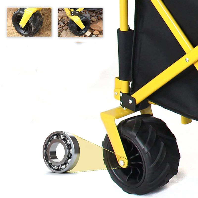all-terrain big wheel folding utility cart -FW-026W