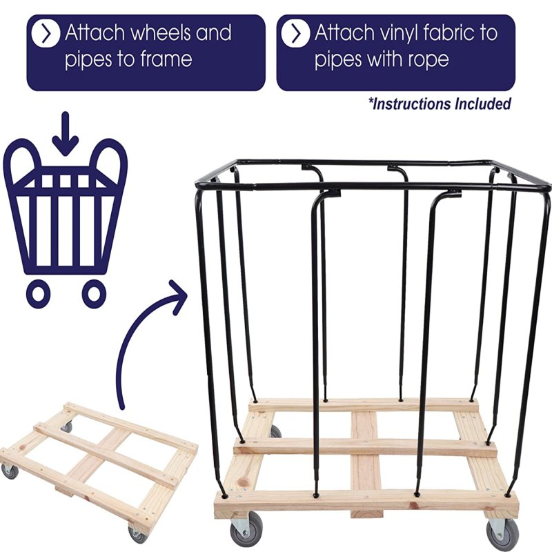 Heavy Duty Laundry Basket Truck--TC2022