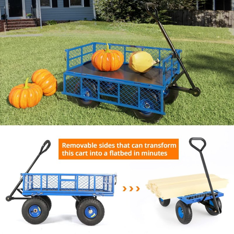 Heavy Duty Steel Dump Garden Cart-TC1840D