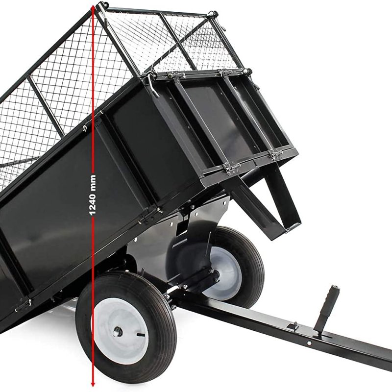ATV Grass tractor Tipping trailer With 350 KG load capacity-tc2055