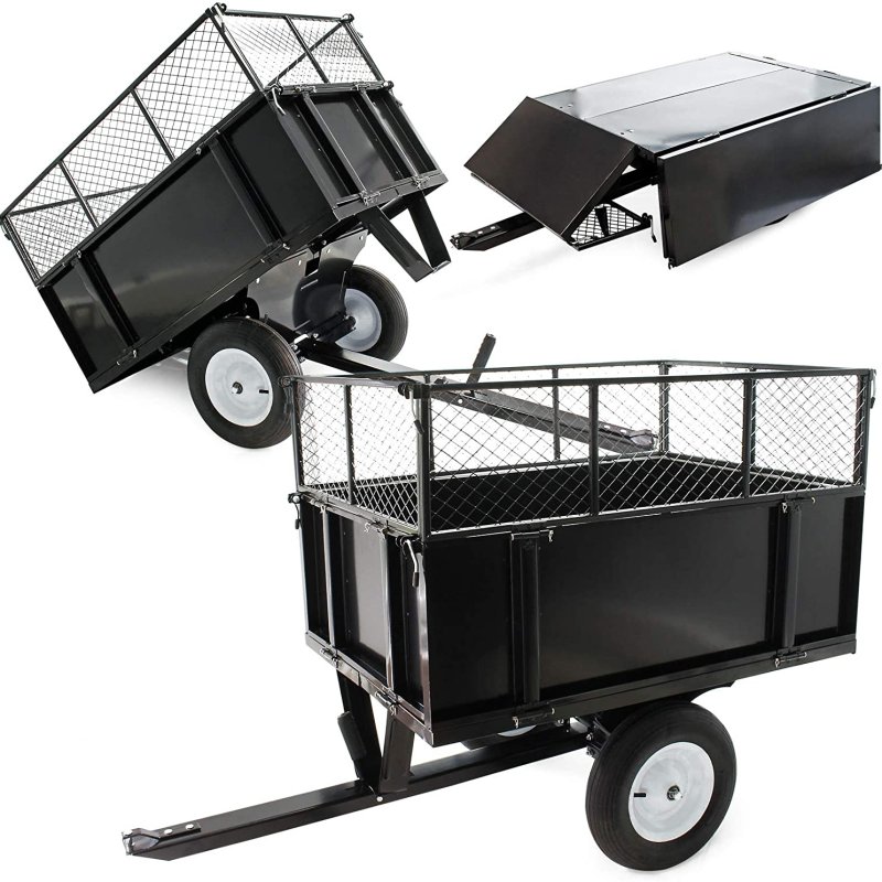 ATV Grass tractor Tipping trailer With 350 KG load capacity-tc2055